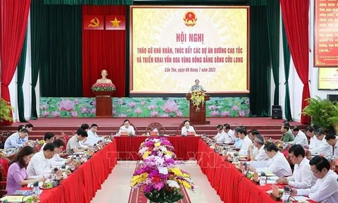 Thủ tướng: Gỡ nút thắt, thúc đẩy các dự án cao tốc và vốn ODA ở Đồng bằng sông Cửu Long