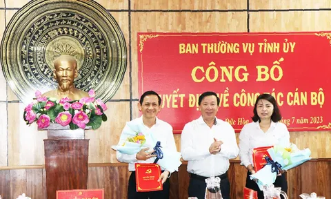 Lào Cai, Long An kiện toàn nhân sự mới