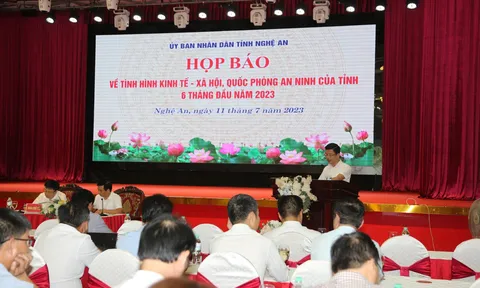 Nghệ An tổ chức họp báo về tình hình KT-XH, QP-AN 6 tháng đầu năm 2023