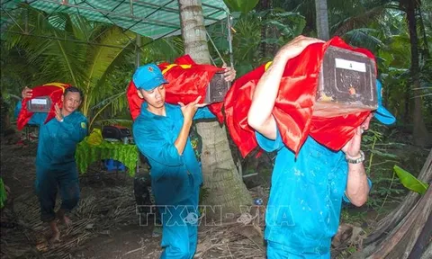 Cất bốc, quy tập 49 hài cốt liệt sỹ tại huyện Giồng Trôm, Bến Tre