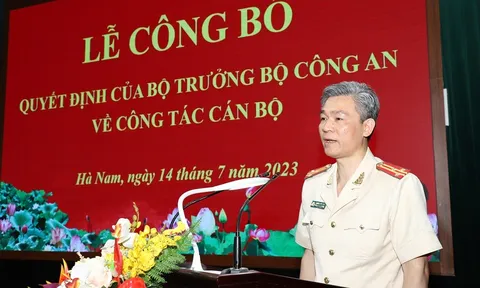 Thượng tá Nguyễn Anh Tuấn được bổ nhiệm giữ chức Phó Giám đốc Công an tỉnh Hà Nam