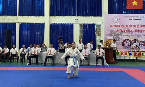330 vận động viên Karate tranh cúp Tân An Phú