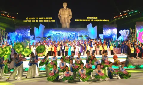 Nhiều hoạt động sôi nổi tại Festival dân ca Ví, Giặm năm 2023