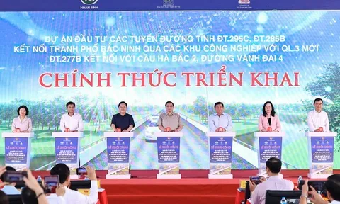 Thủ tướng dự lễ khởi công 3 tuyến đường có ý nghĩa lớn với Bắc Ninh và Hà Nội