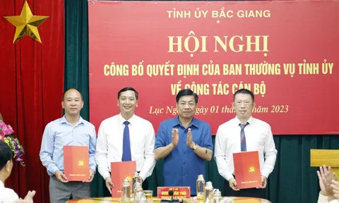 Bắc Giang, Bắc Kạn bổ nhiệm nhân sự mới