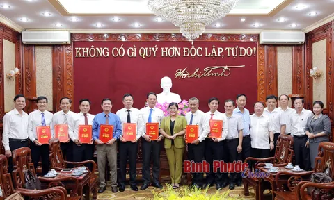Bình Phước, Bình Thuận bổ nhiệm nhân sự lãnh đạo mới
