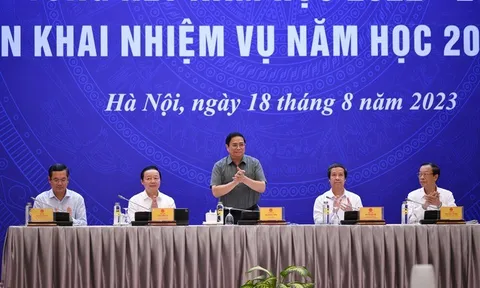 Thủ tướng Phạm Minh Chính dự hội nghị triển khai năm học mới 2023-2024