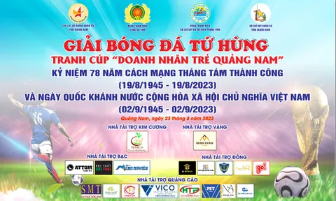 Khai mạc giải bóng đá tứ hùng cúp “Doanh nhân trẻ Quảng Nam” lần thứ nhất