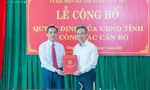 Bổ nhiệm nhân sự mới tại Bà Rịa - Vũng Tàu, Hậu Giang