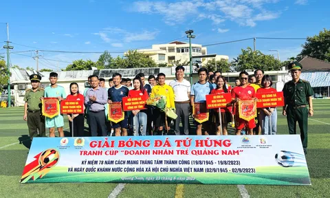 Quảng Nam: Khối lực lượng vũ trang và doanh nhân trẻ tranh cúp Tứ hùng năm 2023