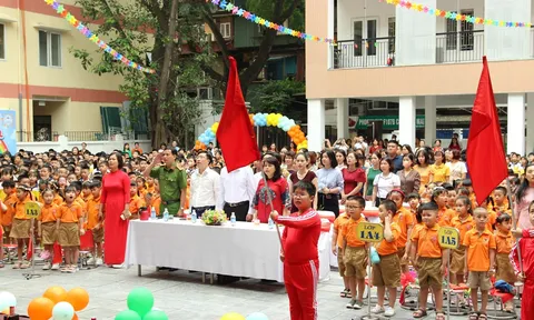 Hà Nội: Trường tiểu học Quỳnh Mai tổ chức Lễ khai giảng năm học 2023 - 2024