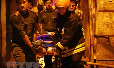 Tập trung khắc phục hậu quả vụ cháy nhiều người tử vong ở phố Khương Hạ, Hà Nội