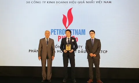 PVFCCo tiếp tục khẳng định vị thế “Top 50 công ty kinh doanh hiệu quả nhất Việt Nam”