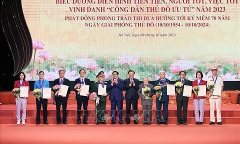 Thủ tướng Phạm Minh Chính: Xây dựng người Hà Nội tiêu biểu cho văn hóa, con người Việt Nam
