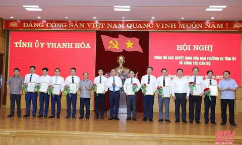 Bổ nhiệm loạt nhân sự tại Thanh Hoá, Lạng Sơn