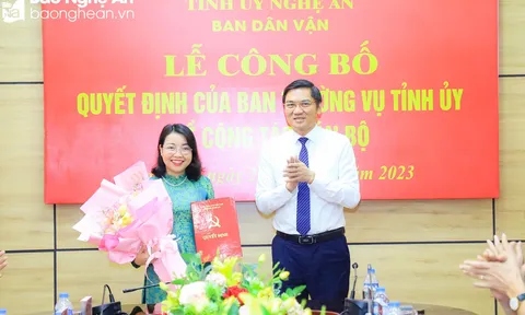 Nghệ An, Khánh Hoà bổ nhiệm nhân sự mới