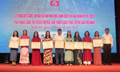 Nghệ An tuyên dương các Đại sứ Văn hóa đọc