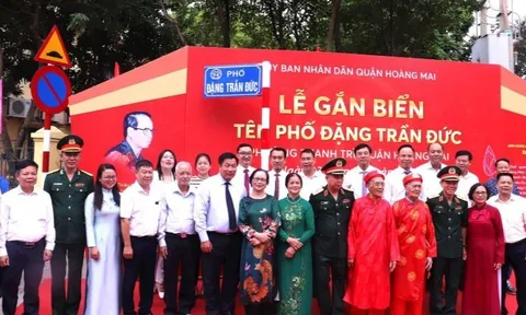 Lễ gắn tên phố Đặng Trần Đức: Vinh danh nhà tình báo lỗi lạc