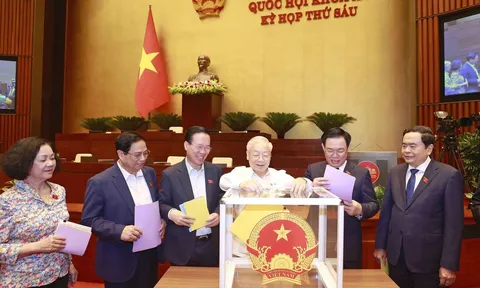 Quốc hội công bố kết quả lấy phiếu tín nhiệm 44 lãnh đạo
