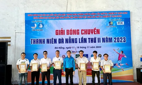 Hơn 300 vận động viên tham gia giải bóng chuyền thanh niên Đà Nẵng năm 2023