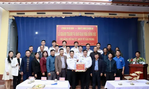 Lữ đoàn 169 Hải quân khánh thành và bàn giao “Nhà đồng đội”