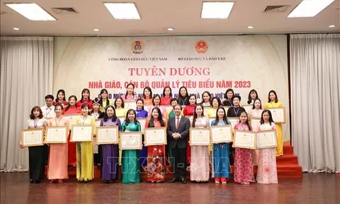 Tuyên dương 200 nhà giáo, cán bộ quản lý giáo dục tiêu biểu năm 2023