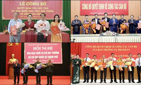 Nhân sự mới tuần qua: Bổ nhiệm Giám đốc Sở, Bộ Chỉ huy quân sự tỉnh thành