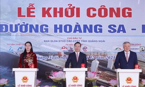 Chủ tịch nước Võ Văn Thưởng dự Lễ Công bố Quy hoạch tỉnh Quảng Ngãi thời kỳ 2021 - 2030, tầm nhìn đến 2050