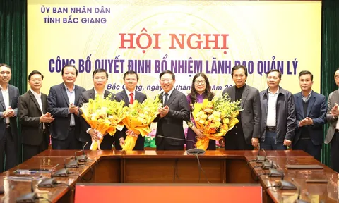 Bắc Giang, Bạc Liêu bổ nhiệm nhân sự mới