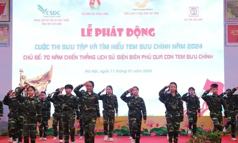 Phát động cuộc thi tìm hiểu 70 năm Chiến thắng Điện Biên Phủ qua tem bưu chính