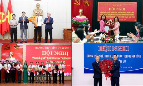 Nhân sự mới tuần qua: Bổ nhiệm Chánh Văn phòng, Giám đốc sở, Trưởng phòng các tỉnh thành