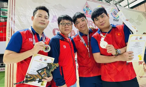 Việt Nam giành thêm Huy chương Bạc tại Giải bắn súng vô địch Châu Á 2024