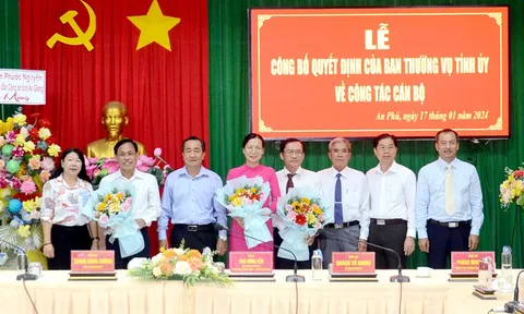 Nam Định, An Giang kiện toàn nhân sự mới
