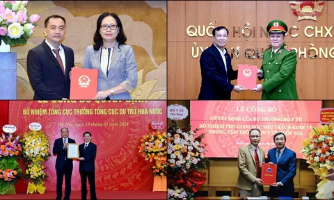 Nhân sự bộ ngành tuần qua: Bổ nhiệm Tổng cục trưởng, Vụ trưởng, Phó Vụ trưởng
