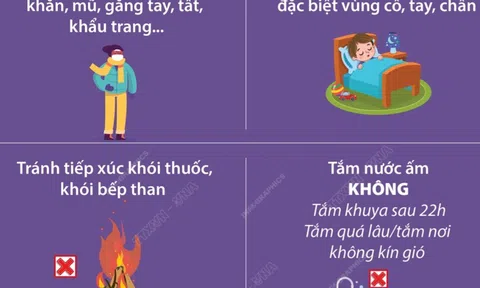 Phòng lạnh cho người dân, đặc biệt là người già, trẻ em