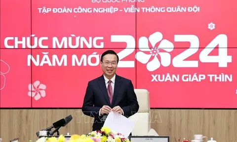 Chủ tịch nước thăm, làm việc tại Tập đoàn Công nghiệp - Viễn thông Quân đội