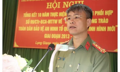 Đại tá Thân Văn Hải giữ chức Giám đốc Công an tỉnh Vĩnh Phúc