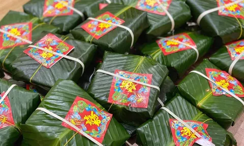 Làng bánh giầy Quán Gánh rộn ràng ngày Tết