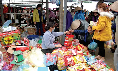 Hương sắc phiên chợ quê ngày Tết