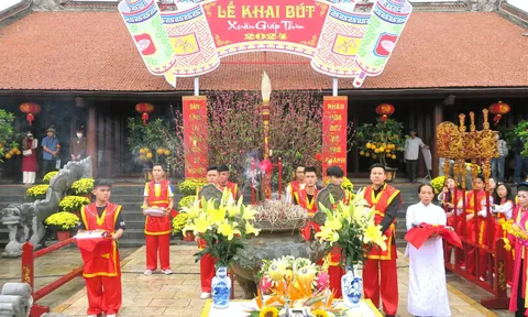 Hải Phòng: Lễ hội Khai bút đầu Xuân Giáp Thìn năm 2024