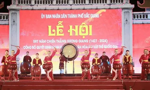 Công bố Lễ hội Xương Giang là Di sản văn hóa phi vật thể quốc gia