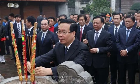 Chủ tịch nước Võ Văn Thưởng dâng hương tưởng niệm Đức vua An Dương Vương