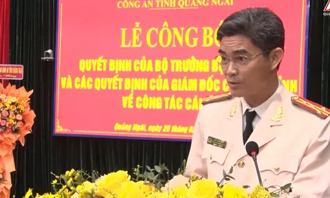 Đại tá Võ Văn Mai làm Phó Giám đốc Công an tỉnh Quảng Ngãi