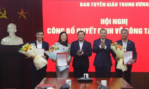 Kiện toàn nhân sự mới tại Ban Tuyên giáo Trung ương, Bộ Y tế