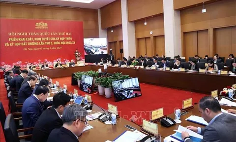 Hội nghị toàn quốc triển khai luật, nghị quyết: Bảo đảm Luật Đất đai năm 2024 sớm đi vào cuộc sống