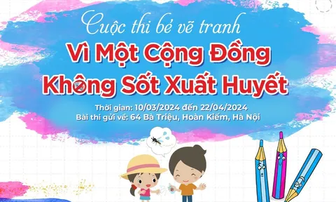 Phát động cuộc thi vẽ tranh “Vì một cộng đồng không sốt xuất huyết”