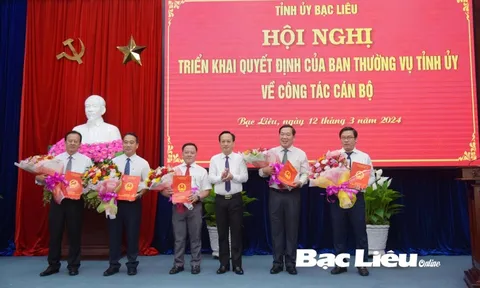 Bổ nhiệm nhân sự mới tại Gia Lai, Bạc Liêu