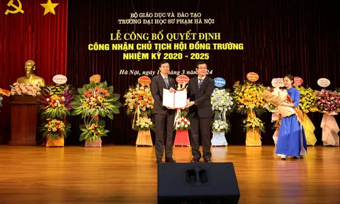 PGS.TS. Nguyễn Văn Hiền làm Chủ tịch Hội đồng Trường Đại học Sư phạm Hà Nội