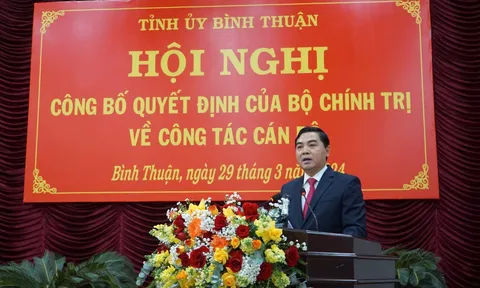 Ông Nguyễn Hoài Anh làm Bí thư Tỉnh ủy Bình Thuận