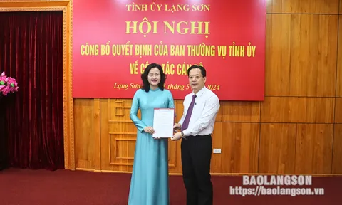 Tin bổ nhiệm nhân sự lãnh đạo mới tại Lạng Sơn, Kiên Giang